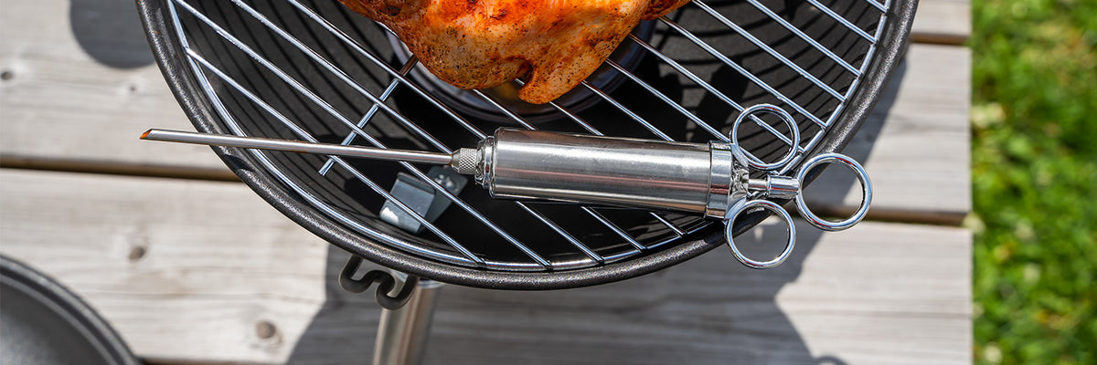 Bereik meer smaak in vlees met een marinadespuit van ONYX Cookware