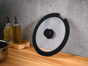 GLAZEN DEKSELSET VOOR AFNEEMBARE HANDGREEP – 24/26/28 CM - 2