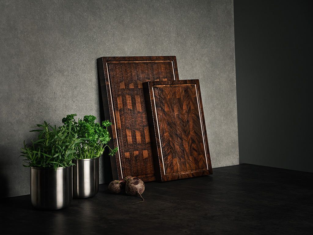 WALNOOT SNIJPLANK – PREMIUM SET - 8