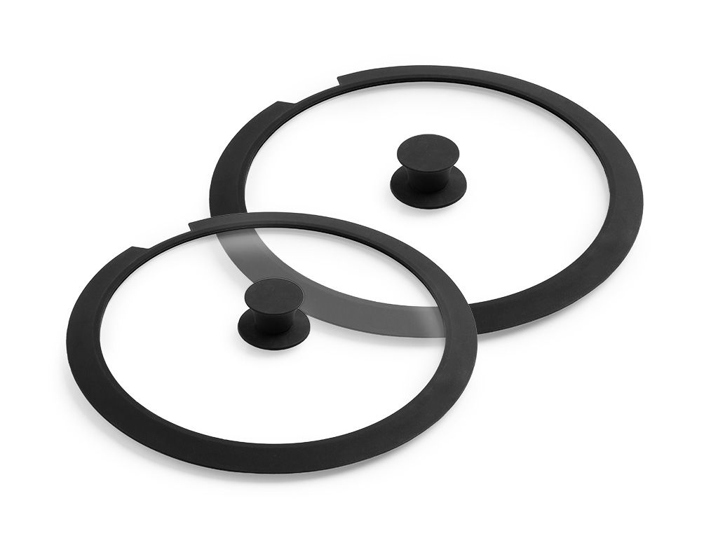 GLAZEN DEKSELSET VOOR AFNEEMBARE HANDGREEP – 26/30 CM - 1